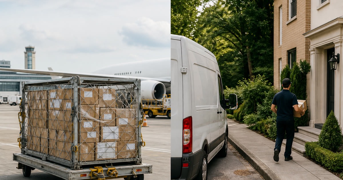 Arrived at Destination Country vs Out for Delivery